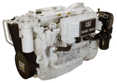 Caterpillar C9 <span class="product-info"><br><br> Vermogen | 510-576 pk <br> Toerental | 2500 rpm <br> Configuratie | 6 in-lijn , 4-takt Diesel <br> Aanzuiging | Turbocharged, aftercooled </span>
