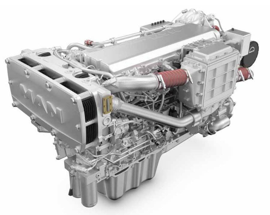Diesel ship engine / common-rail